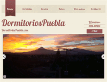 Tablet Screenshot of dormitoriospuebla.com